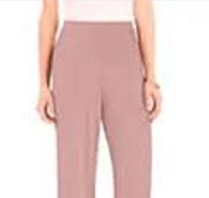 Alfani Women's Straight Leg Trousers Pink Size Large