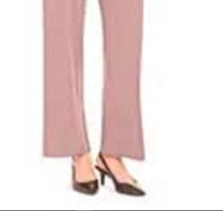 Alfani Women's Straight Leg Trousers Pink Size Large