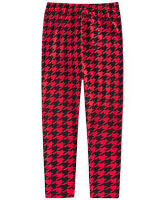 Epic Threads Big Girls Houndstooth Leggings Red Size Medium