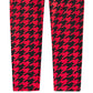Epic Threads Big Girls Houndstooth Leggings Red Size Medium