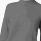 Karen Scott Women's Gray Heather Long Sleeve Turtle Neck Blouse Sweater Charcoal Size Large