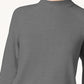 Karen Scott Women's Zip-Back Mock-Neck Sweater Gray Size 2 Extra Large
