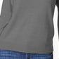 Karen Scott Women's Zip-Back Mock-Neck Sweater Gray Size 2 Extra Large