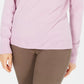 Karen Scott Women's Zip Back Mock Neck Sweater Pink Size XX-Large