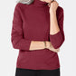 Karen Scott Women's Turtleneck Sweater Red Size X-Small
