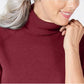 Karen Scott Women's Turtleneck Sweater Red Size X-Small
