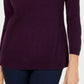 Karen Scott Women's V Neck Sweater Purple Size Medium