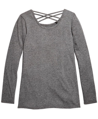 Epic Threads Big Girls Fa La Llama T-Shirt Gray Size Medium