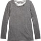 Epic Threads Big Girls Fa La Llama T-Shirt Gray Size Small