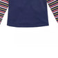Epic Threads Little Girl's Striped Unicorn T-Shirt Dark Blue Size 5