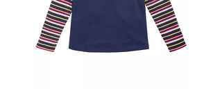 Epic Threads Little Girl's Striped Unicorn T-Shirt Dark Blue Size 5