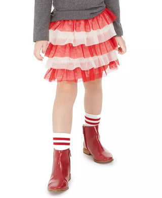 Epic Threads Toddler Girls Tiered Tulle Skirt Dark Red Size 2T