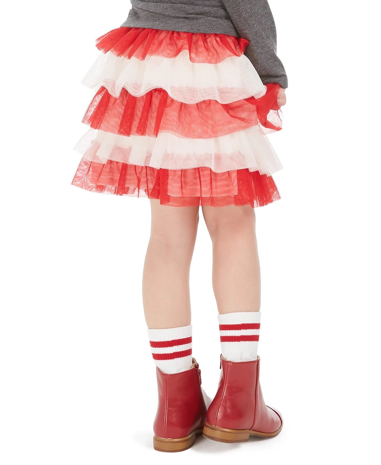 Epic Threads Toddler Girls Tiered Tulle Skirt Dark Red Size 2T