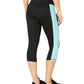 Ideology Women's Colorblocked Cropped Leggings Blue Size XX-Large