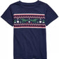 Epic Threads Toddler Boy's Isle Strip T-Shirt Navy Size 2