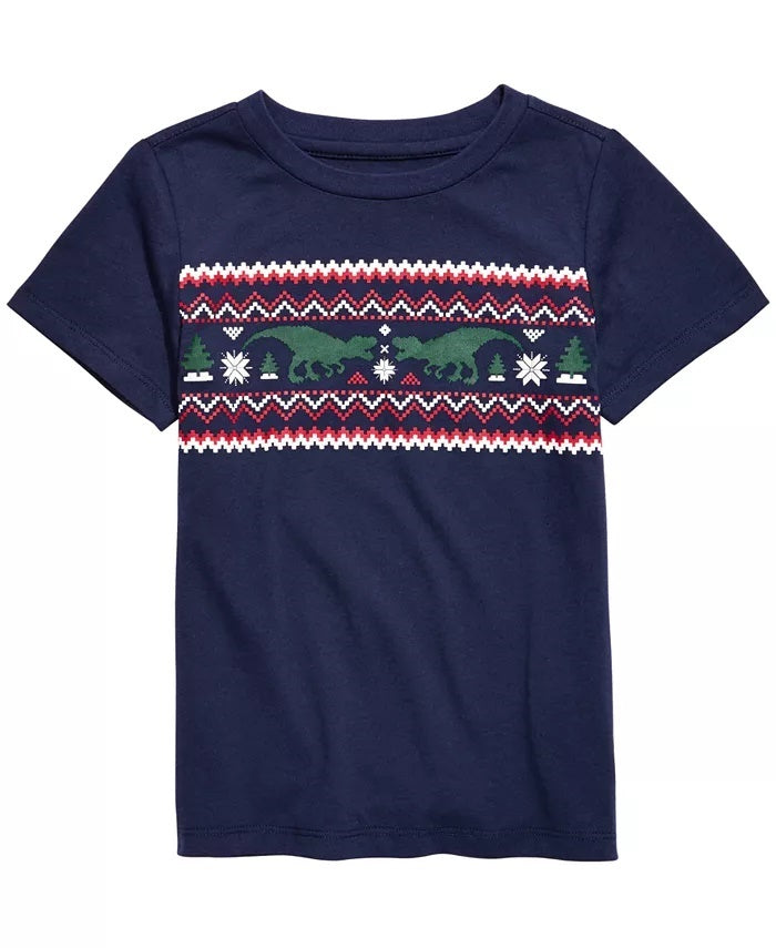 Epic Threads Toddler Boy's Isle Strip T-Shirt Navy Size 2