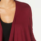 Alfani Women's Open Front Cardigan Red Size Small