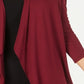 Alfani Women's Open Front Cardigan Red Size Small
