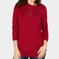Karen Scott Women's Cotton Envelope Neck Sweater Red Size X-Small