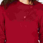 Karen Scott Women's Cotton Envelope Neck Sweater Red Size X-Small