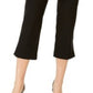 JM Women's Collection Embellished-Hem Ankle Pants Black Size Small