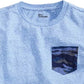 Epic Threads Big Boy's Camo-Pocket T-Shirt Navy Size Medium