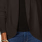 Karen Scott Women's Open-Front Cardigan  Dark Beige Size Medium