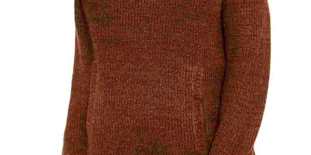 Style & Co Women's Plus Size Button-Trim Sweater  Khaki Size 1X