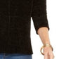 Style & Co Women's Chenille Sweater Black Size XX-Large