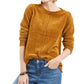 Style & Co Women's Petite Chenille Sweater Yellow Size Petite Small