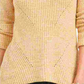 Style & Co Women's Marled Knit Sweater Yellow Size Petite Large