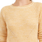 Style & Co Women's Marled Knit Sweater Gold Size -Petite Small