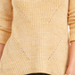 Style & Co Women's Marled Knit Sweater Gold Size -Petite Small