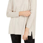 Style & Co Women's Seam-Front Tunic Sweater Khaki Size Small