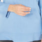 Karen Scott Women's Bateau Neck Long Sleeve Sweater Blue Size Small