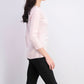 Karen Scott Women's Bateau-Neck Long-Sleeve Sweater Pink Size Medium
