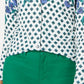 Charter Club Women's Floral Print Sparkle Cardigan Grey Size Large