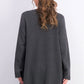Charter Club Women's Milano Cotton Open-Front Cardigan Dark Gray Size Extra Large