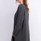 Charter Club Women's Milano Cotton Open-Front Cardigan Dark Gray Size Extra Large