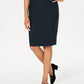 Charter Club Women's Pull-On Tummy-Control Skirt Bright Blue Size 6
