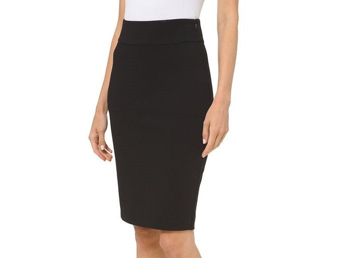 Charter Club Women's Ponte Knit Pencil Skirt Black Size 10