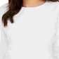 Charter Club Women's Textured Tie-Cuff Top  White Size Large