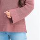 Style & Co Women's Boxy Knit Pullover Sweater Purple Size Medium