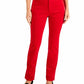 Charter Club Women's Lexington Corduroy Tummy Control Pants Red Size 12