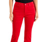 Charter Club Women's Lexington Corduroy Tummy Control Pants Red Size 12