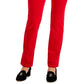 Charter Club Women's Lexington Corduroy Tummy Control Pants Red Size 12