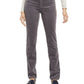 Charter Club Women's Petite Lexington Straight Leg Corduroy Pants  Grey Size 2P
