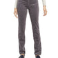 Charter Club Women's Lexington Straight-Leg Corduroy Pants Dark Gray Size 4 Petite