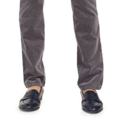 Charter Club Women's Lexington Straight-Leg Corduroy Pants Dark Gray Size 4 Petite