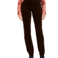 Charter Club Women's Lexington Straight-Leg Corduroy Pants Bright Red Size 10 Petite
